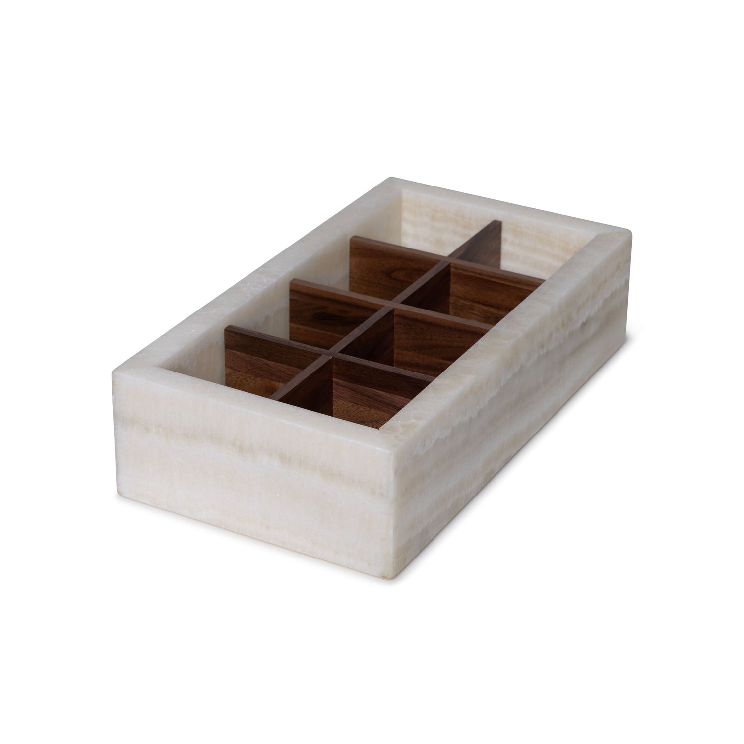 Honey onyx organizer box 32.5x17.5x8cm