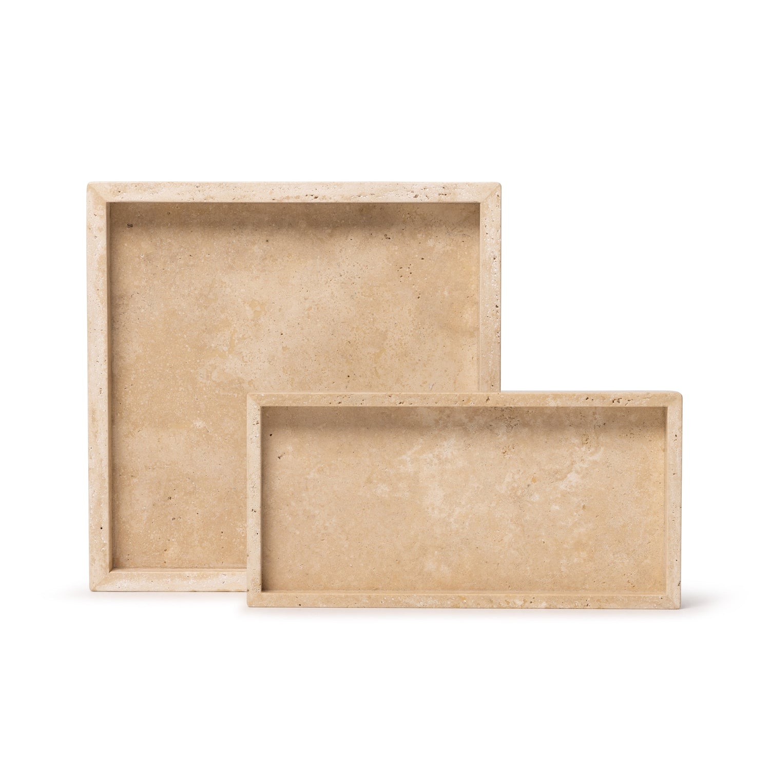 Travertine dienblad tray 30x30cm