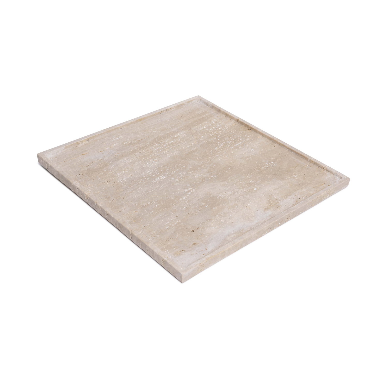 Travertine dienblad tray 45x45cm