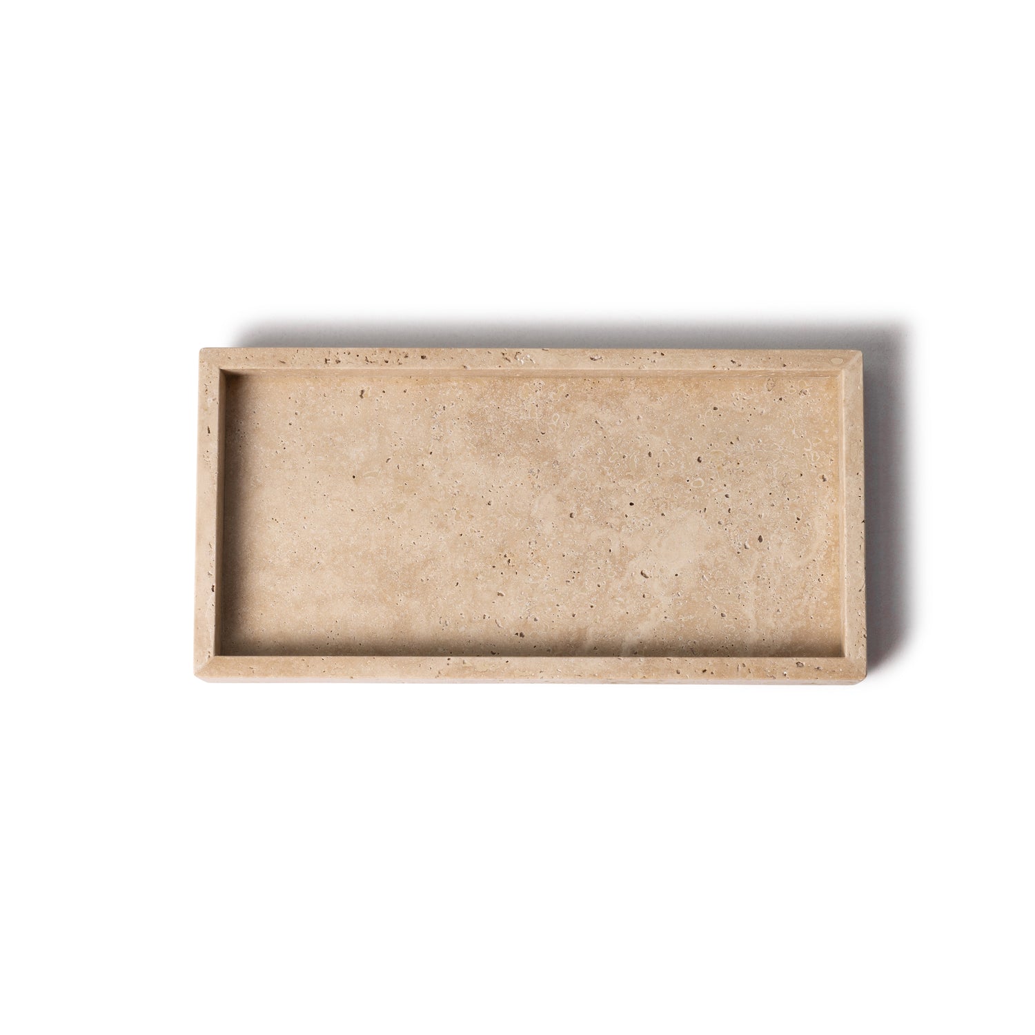 Travertine dienblad tray 15x30cm