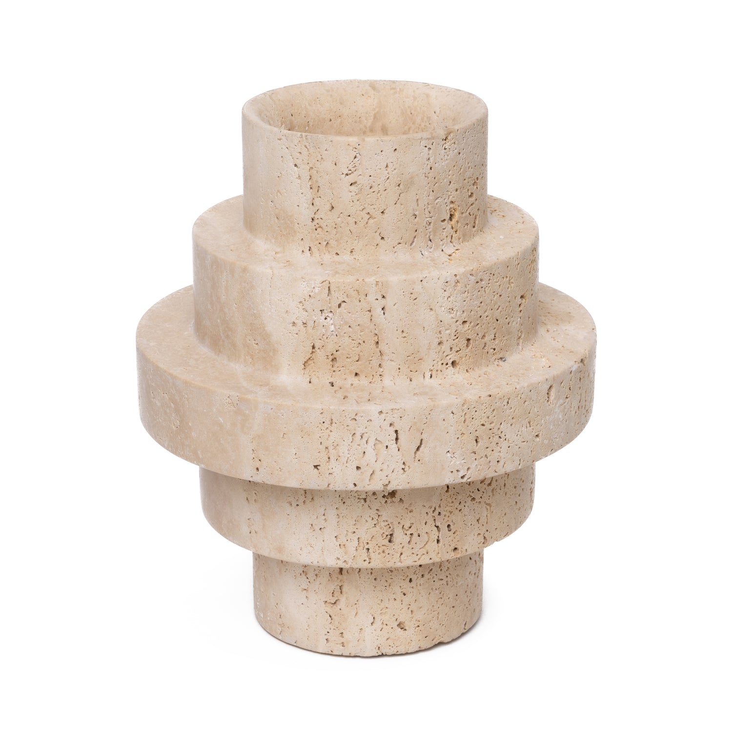 Travertine Agano Vase M