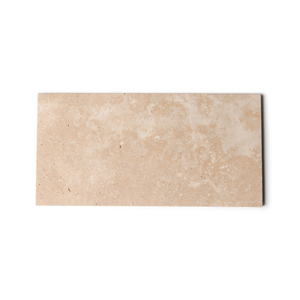 Travertine dienblad rechthoek L 20x40cm